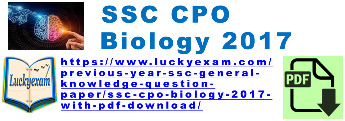 SSC CPO Biology